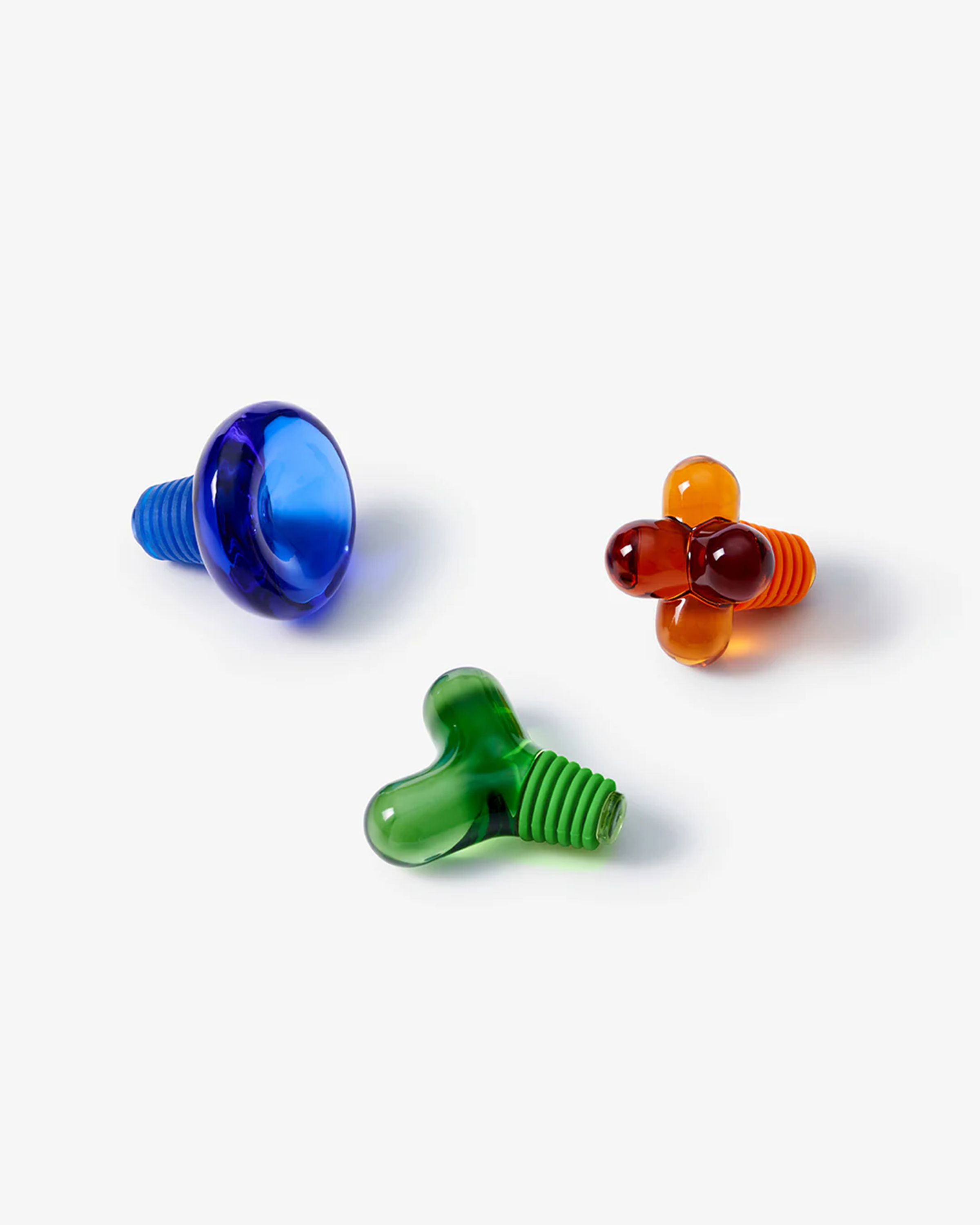 Hobknob Bottle Stoppers- Orange