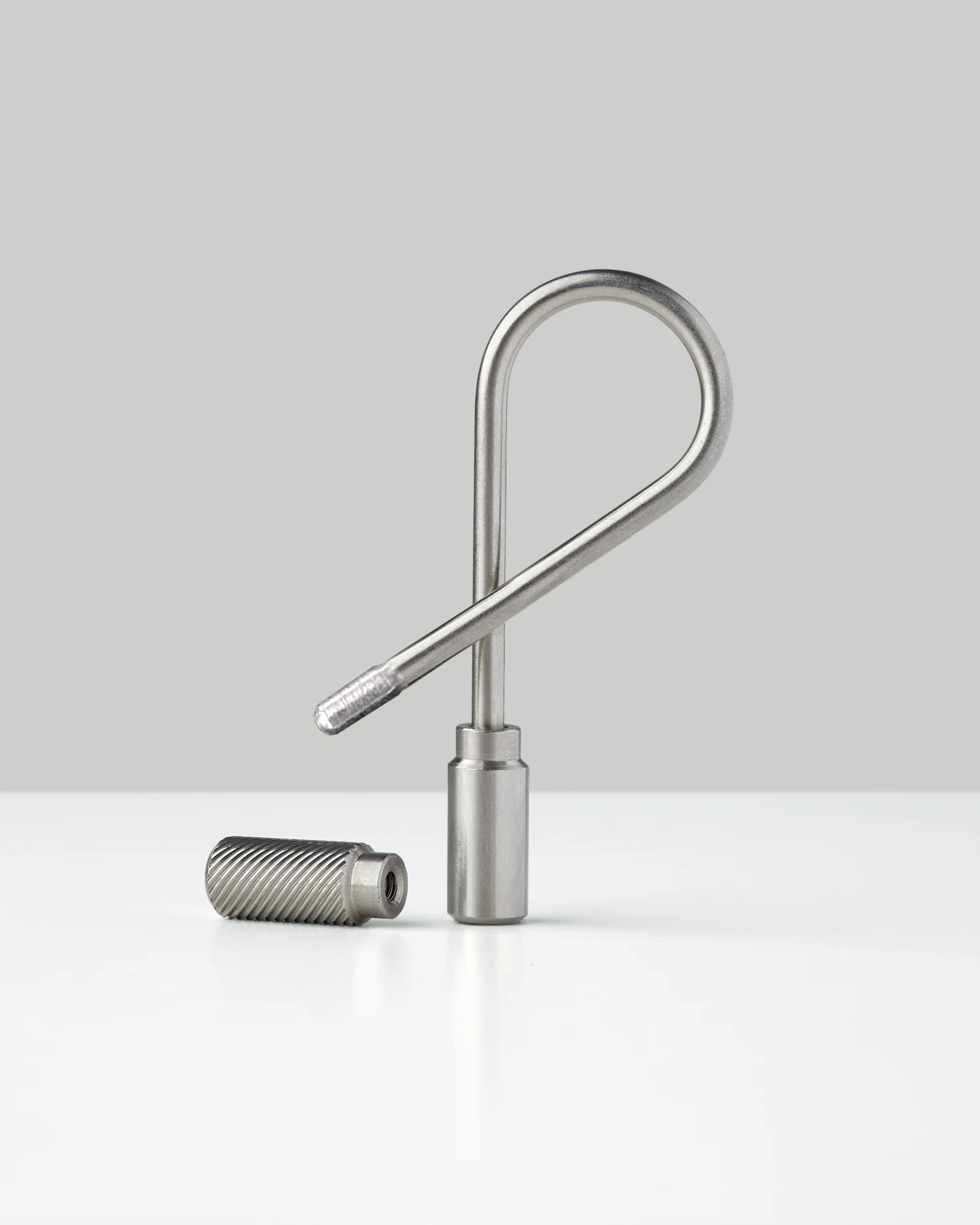 Craighill Closed Helix Brass Keyring