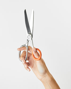 Stainless Steel + Orange